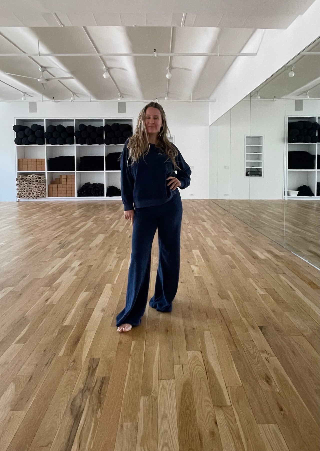 Suzie Kondi x SKY TING Flare Pants in Terry