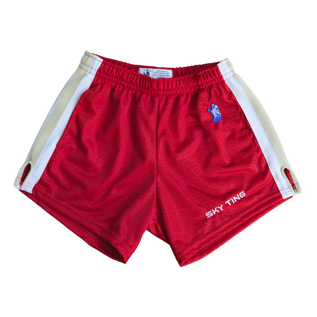 LAX SHORTS - Fire Engine Red