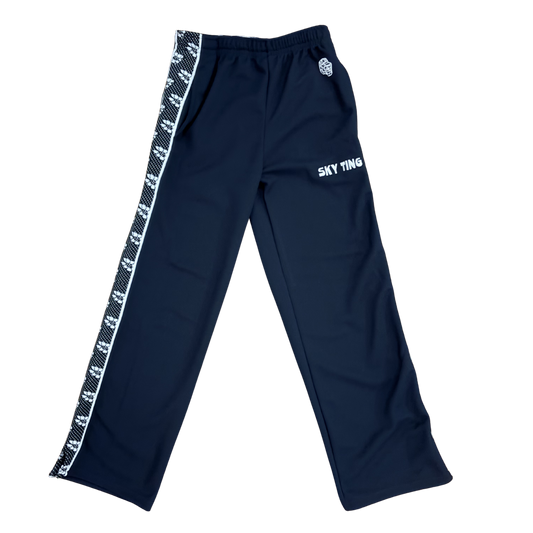 FLORAL NAVY LAX PANTS