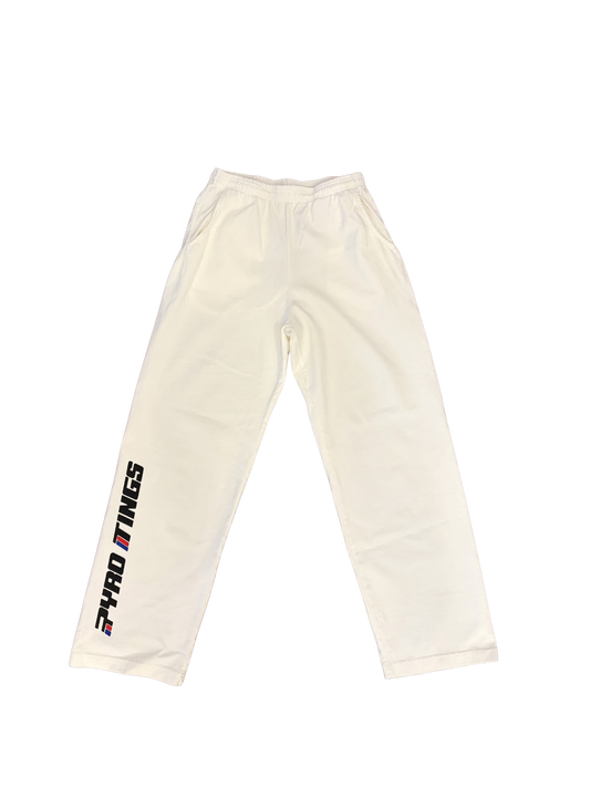PRE-ORDER: PYRO TINGS WHITE PANTS
