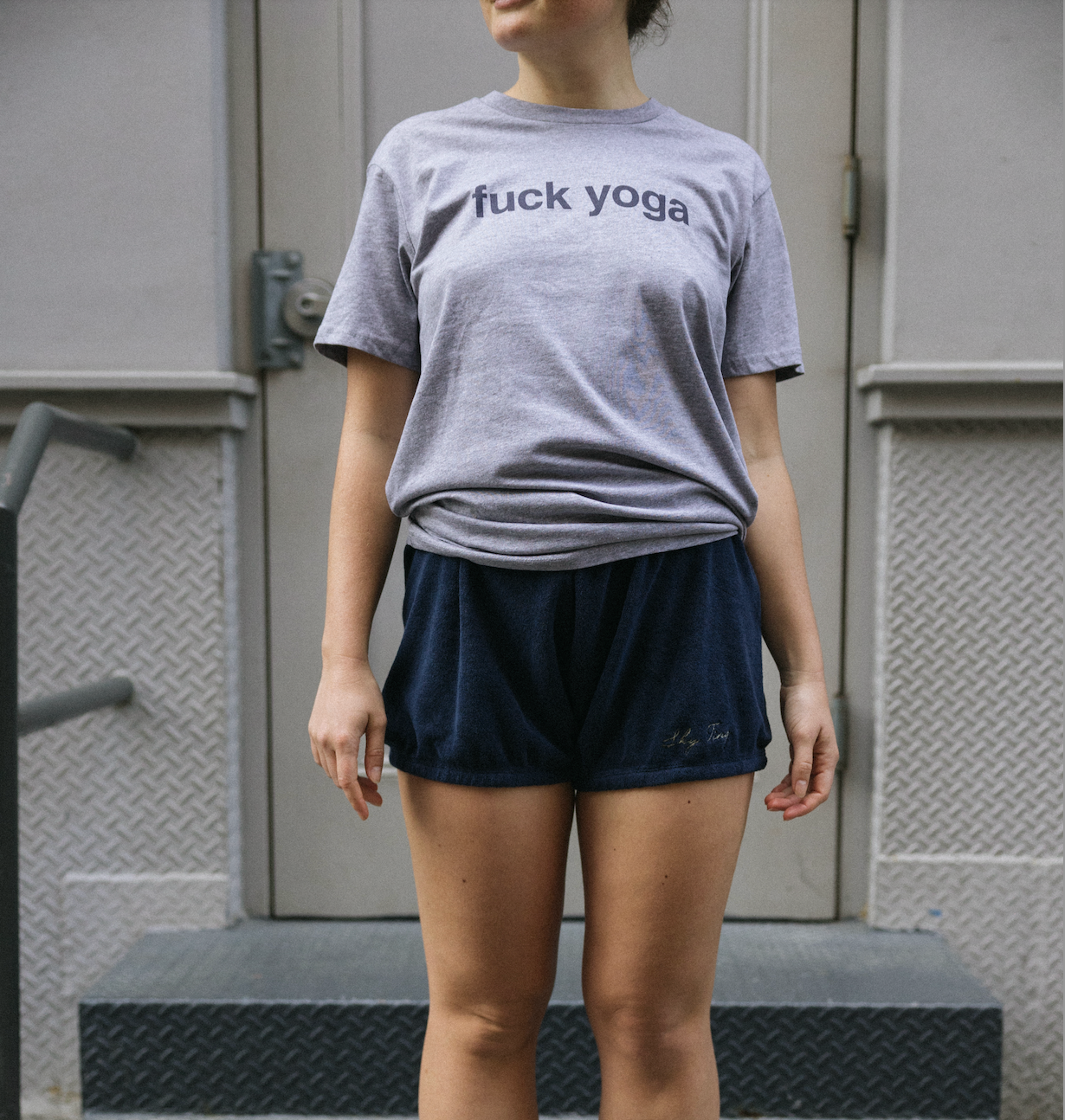 fuck yoga tee