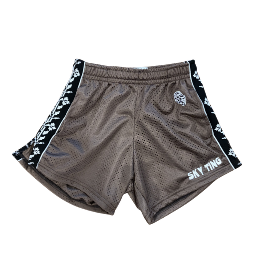 FLORAL ESPRESSO LAX SHORT