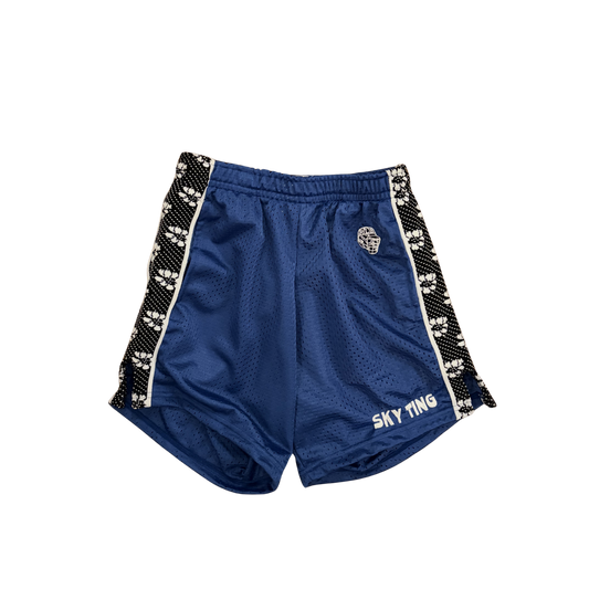 FLORAL BLUE LAX SHORTS